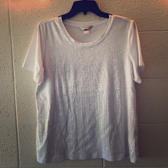 Christopher & Banks Tops - Christopher & Banks Sequin Shirt